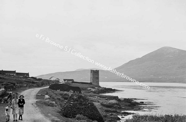 GRANUAILES CASTLE NEAR ACHILL SOUND